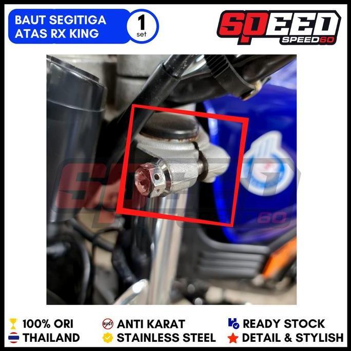 Promo Baut Segitiga Atas RX King Baut Probolt Stainless King Nut Thailand COD