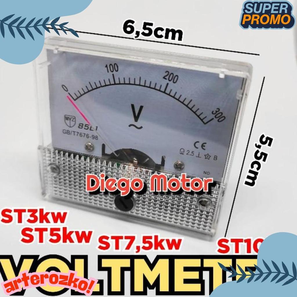 Cusss Serbu St3 St5 St7,5 Voltmeter Pengukur Voltase Arus Tegangan Listrik Mesin Dinamo Genset Alter