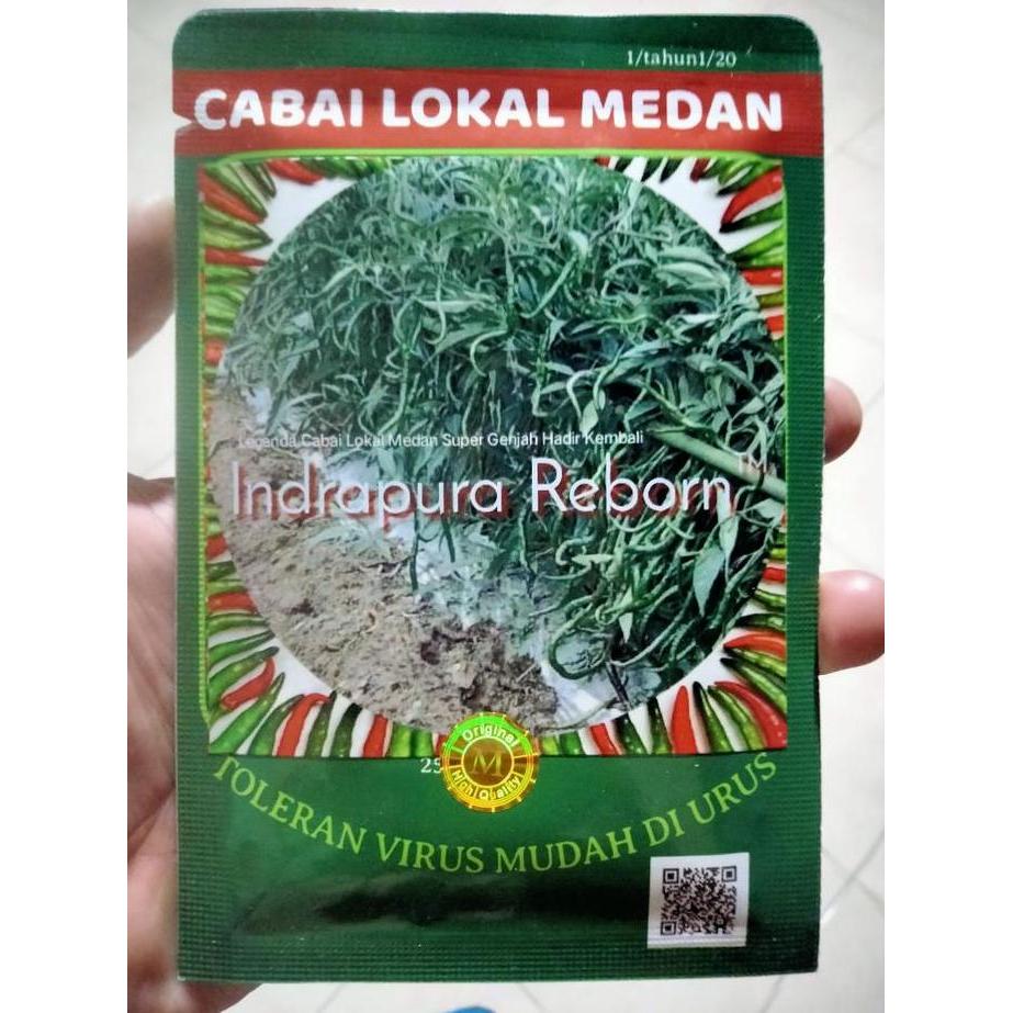 Terlaris Benih Cabe Merah Keriting Indrapura Reborn 10 Gram - Cmk Indrapura Reborn - Bibit Cabai Lok