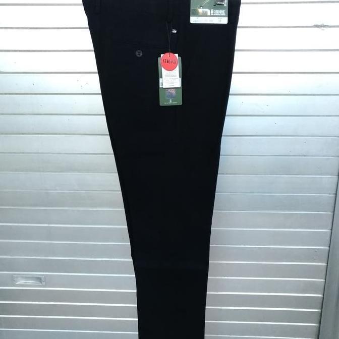 Promo Celana Casual Chinos CARDINAL Original Pria Hitam Slim FBUBI2038 K COD