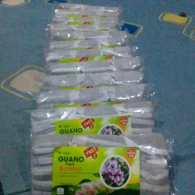 Terlaris Guano Pupuk Bantal Organik Kohe Kelelawar 10 Pack Gratis 2  Pack Isi 240 Pcs.Buat Anggrek P