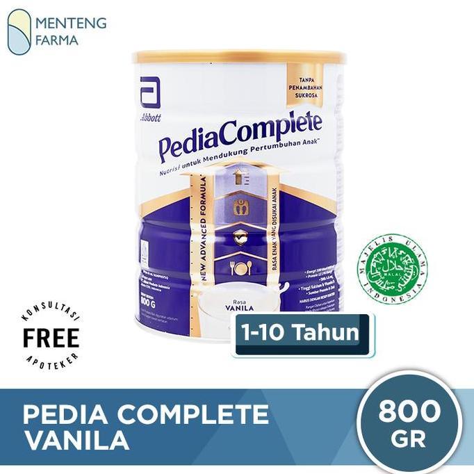 Pediasure Complete Vanila 800 Gram - Susu Anak Malnutrisi/Gizi Buruk