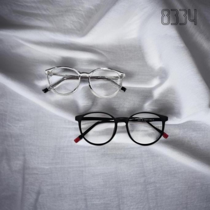 Promo KACAMATA BULAT DAILY ANTI RADIASI PHOTOCROMIC BLUERAY LAKI LAKI PEREMPUAN KODE 8334 LENSA TERS