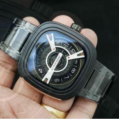 Promo Jam Tangan pria Seven friday rantai S362AIbox batrai cadangan COD