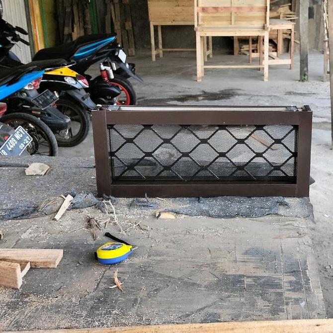 boven 25 x 60 ventilasi kisi2 kamar mandi wc toilet jendela loster aluminium kawat nyamuk tralis exp