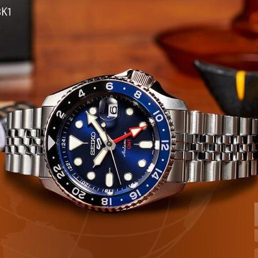 Promo JAM TANGAN PRIA SEIKO 5 SPORTS GMT SSK003K1 SSK003 AUTOMATIC ORIGINAL COD