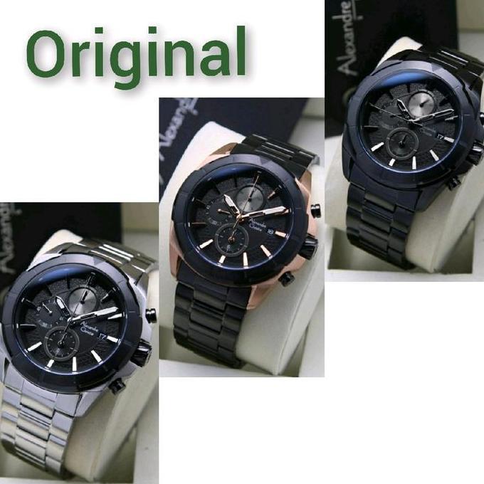 Promo AM TANGAN PRIA ALEXANDRE CHRISTIE AC 6596 ALEXANDER CHRISTIE PRIA Jam Stainless COD