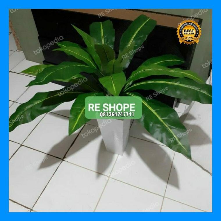 (Termurah) Daun Kadaka Bunga Hias Pohon Plastik Artificial Dekorasi Tanaman Bestseller