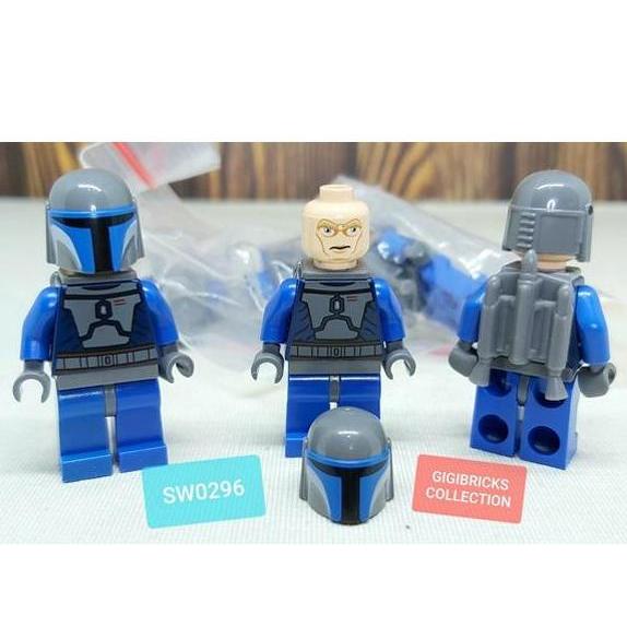 Lego Star Wars Minifigures Original Sw0296 Mandalorian Death Watch Warrior