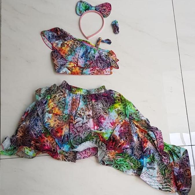 baju fashion show anak perempuan