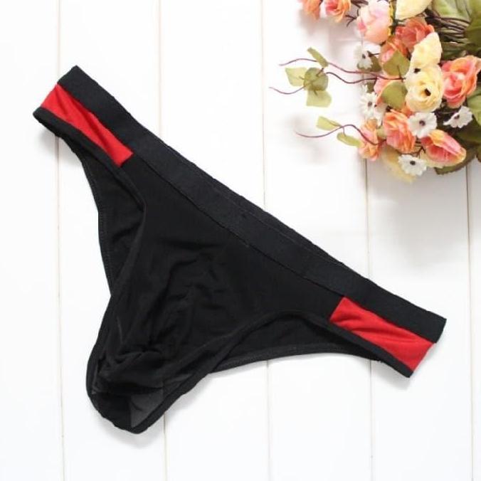 DF279 - Celana Dalam Pria Lembut Spandex Segitiga G String Dewasa y037-