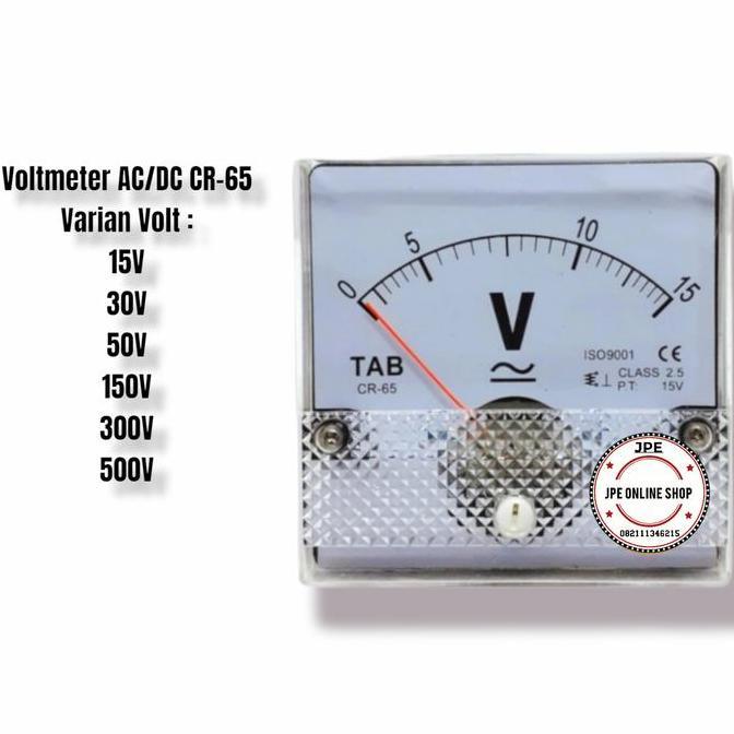 Volt Meter Analog AC/DC Direct CR65