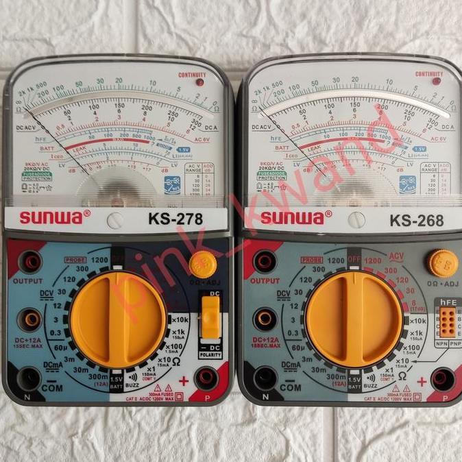 Avometer / multimeter ks-268 / ks-278 sunwa