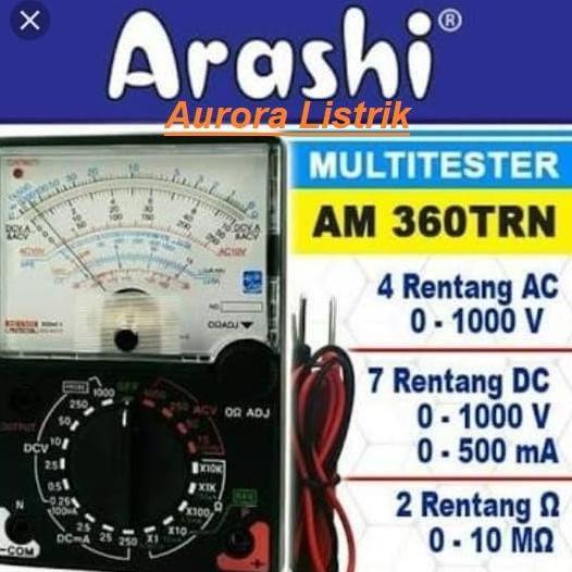 Multitester Analog / Multi tester Manual / Multi Meter Analog Ori SNI