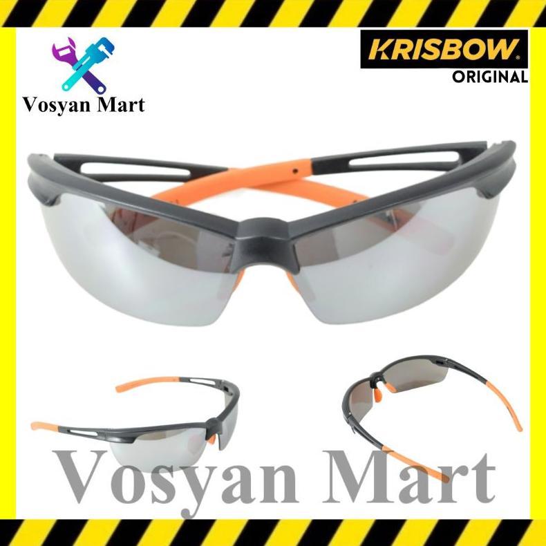 Krisbow Kacamata Safety Nosepad || Kacamata Safety Krisbow Nosepad || Safety Glass Krisbow