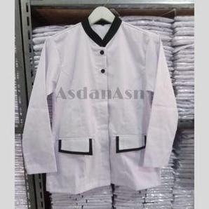 MODEL TERBARU BAJU DINAS PUTIH HITAM Wanita BLEZER WANITA PNS ASN