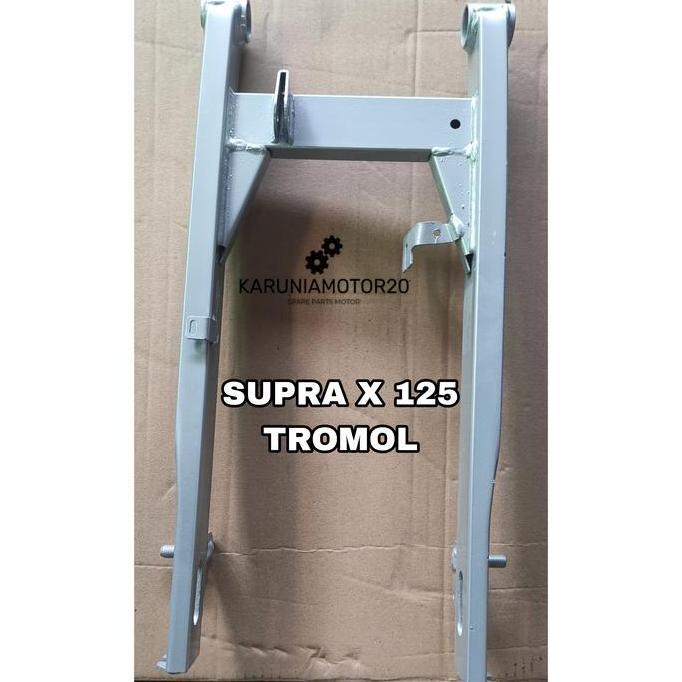 Promo Swing Arm + Bosh Arm Original Supra X 125 Tromol Silver Tebal COD