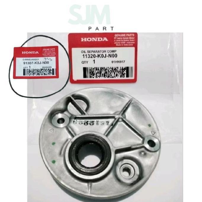 OIL SEPARATOR COMP PLUS O-RING,95X2.0 K0J DUDUKAN KRUK AS TUTUP MESIN OIL OLI SEPARATOR HONDA GENIO 