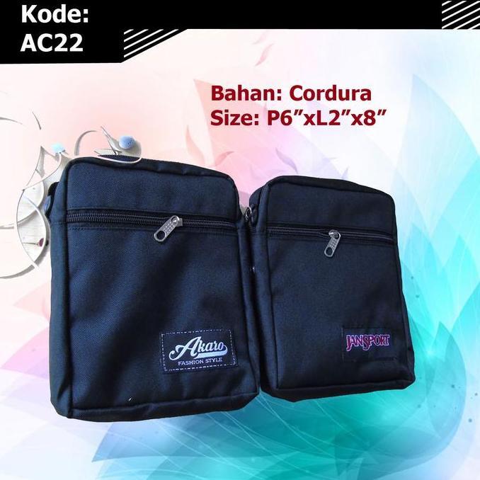 DS146 - Selempang HP Gojek AC22 | Jansport Mini | Sling Bag Waist Bag Wanita