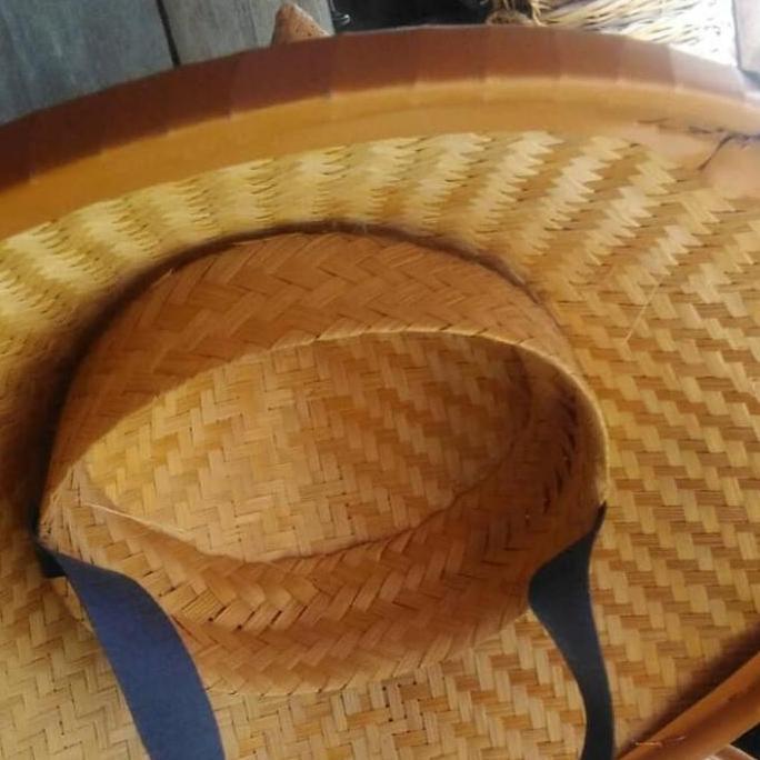 DV298 >> Topi Caping Bahan Kulit Bambu Tebel Topi Caping Petani