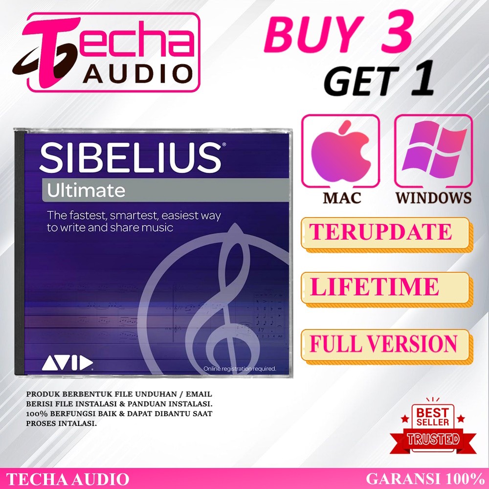 MAC/WIN AVID Sibelius Ultimate FuII Version