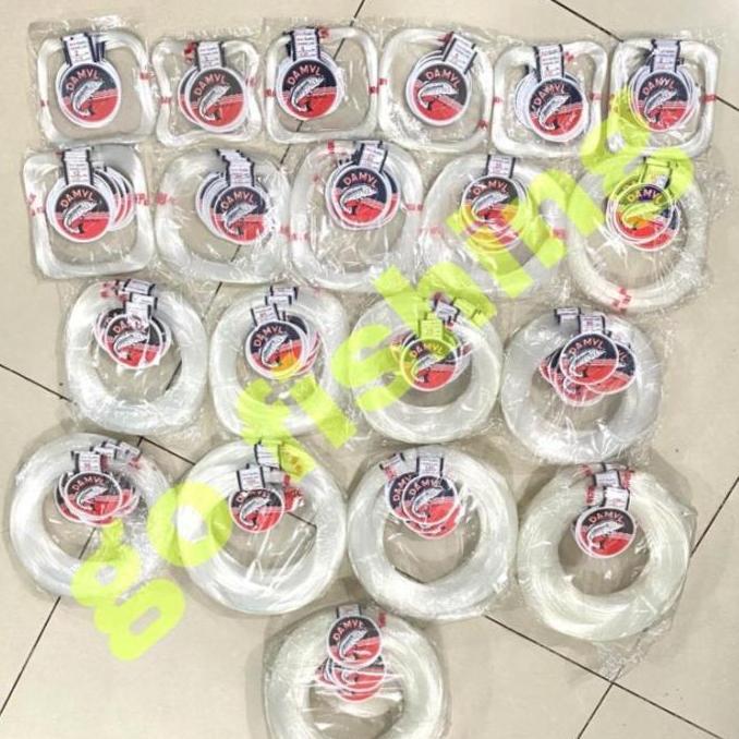 Senar Damyl / Damil warna PUTIH - ukuran lengkap 2 LBS - 200 LBS