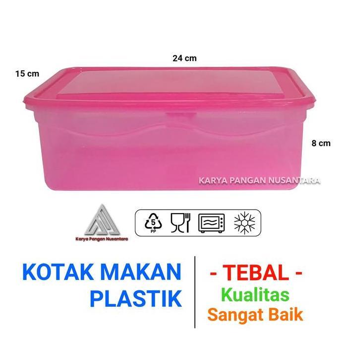 KOTAK MAKAN PLASTIK 2300 ML WARNA FOOD CONTAINER BOX PLASTIK MAKANAN