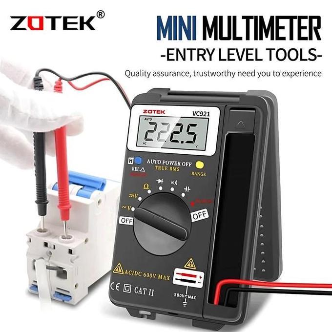 MULTITESTER DIGITAL ZOTEK VC921 ORIGINAL / AVOMETER DIGITAL ZOTEK VC921