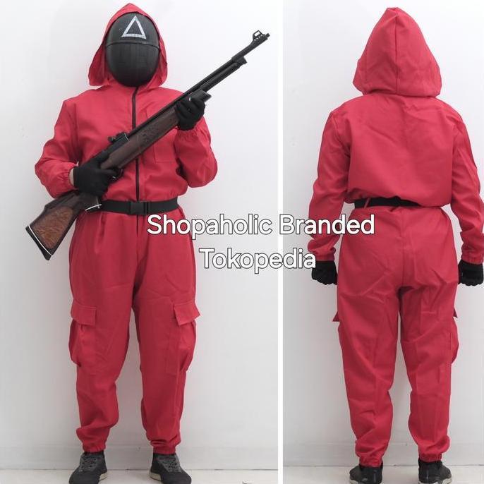 Cosplay Halloween Costume Kostum Squid Game SHA