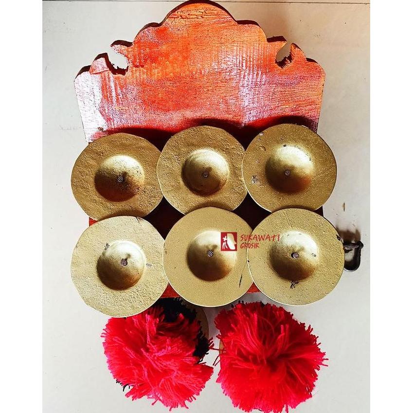 Alat Musik Bali Ceng-Ceng Gong Kebyar - Mainan Anak Gamelan Bali Drum SRA