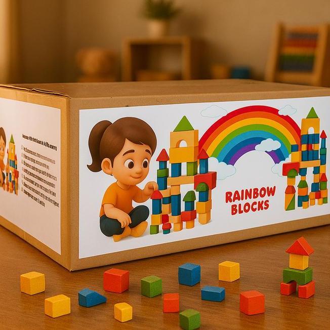Mainan Balok Susun Kayu Besar Mainan Edukasi Anak Paud Omendasi Dokter Anak