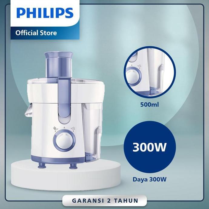 Philips Daily Collection Juicer HR1811/71 - Putih Juicer Philips Blender Juicer Philips Juicer HC