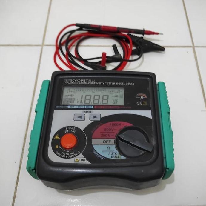 Insulation Tester Kyoritsu 3005A - Magger instalasi Kyoritsu 3005A Ori