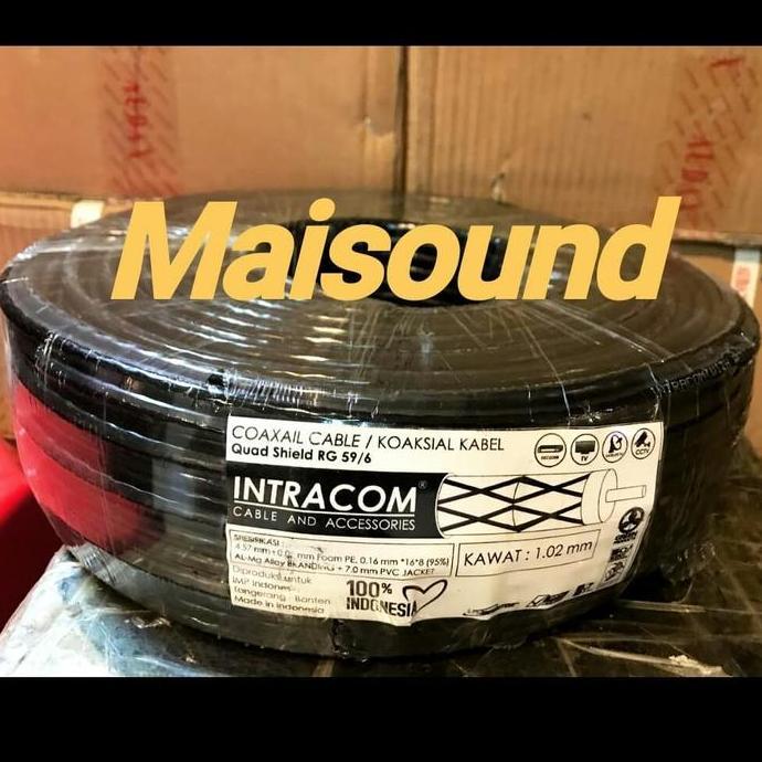 Kabel Antena Intracom Kabel R65G 6 100 Meter Kabel Cctv Tv