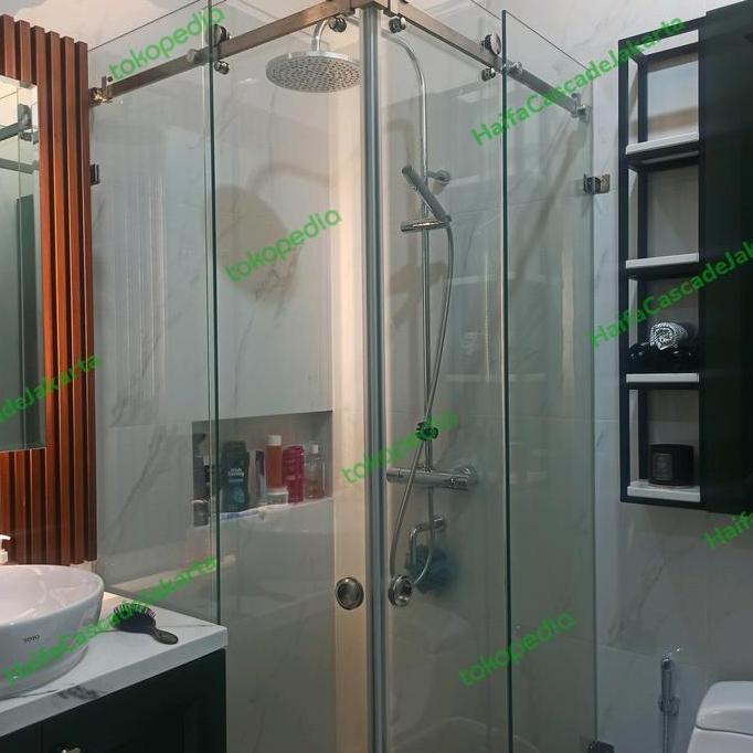 Kaca Tempered Kamar Mandi