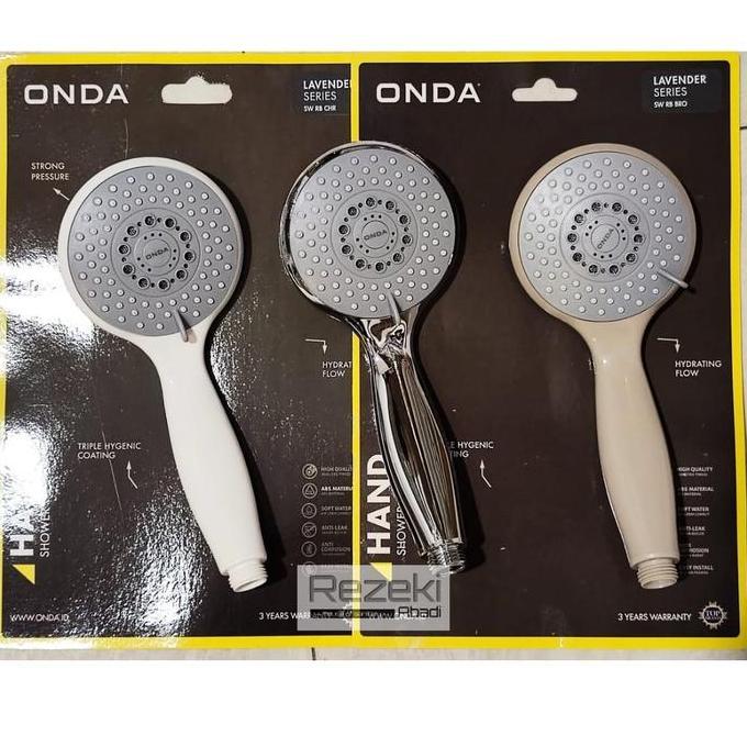 Handshower Onda Exclusive - Shower Mandi 3 Sistem - Keran Cabang - Keran Kamar Mandi