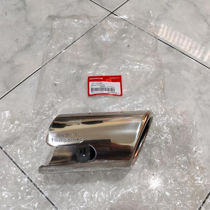 Promo muffler finisher cover ujung knalpot CRV TURBO 2018 2019 2020 2021 2022 ori COD