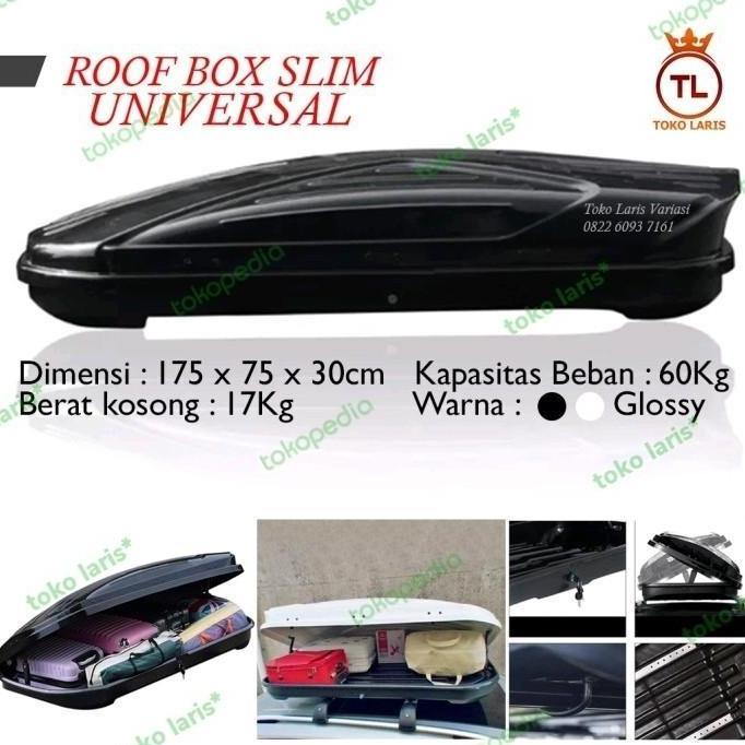 Promo Roof Box Roofbox Avanza paket bagasi atas mobil Glossy slim COD