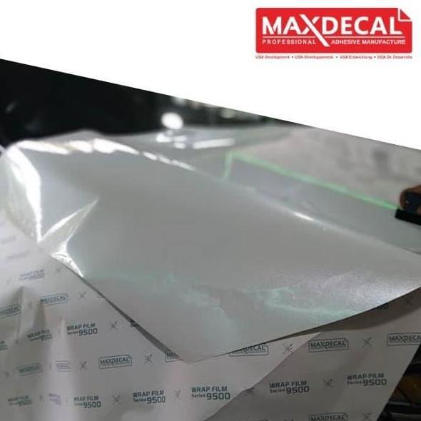 Promo MAXDECAL GD Glossy Diamond Putih Mutiara Glitter 152 cm Meteran COD