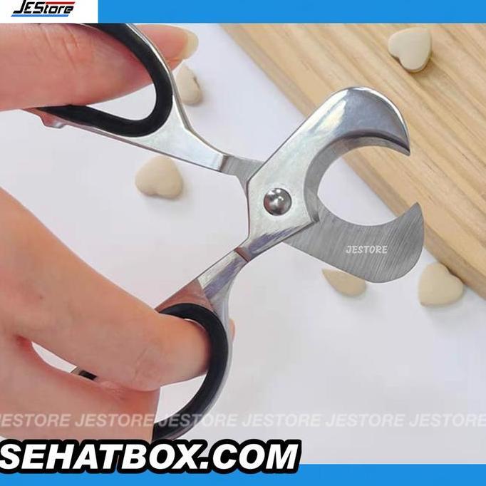 Ready stock GUNTING OBAT (STRONG) STAINLESS PILL CUTTER SCISSOR VITAMIN ALAT POTONG OBAT GUNTING OBA