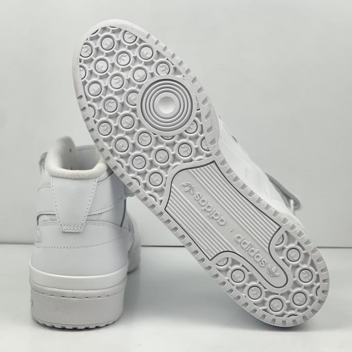New  ADIDAS FORUM MID SIZE 47 48 49 PUTIH WHITE SEPATU SNEAKERS CASUAL SANTAI JALAN UKURAN BESAR BIG