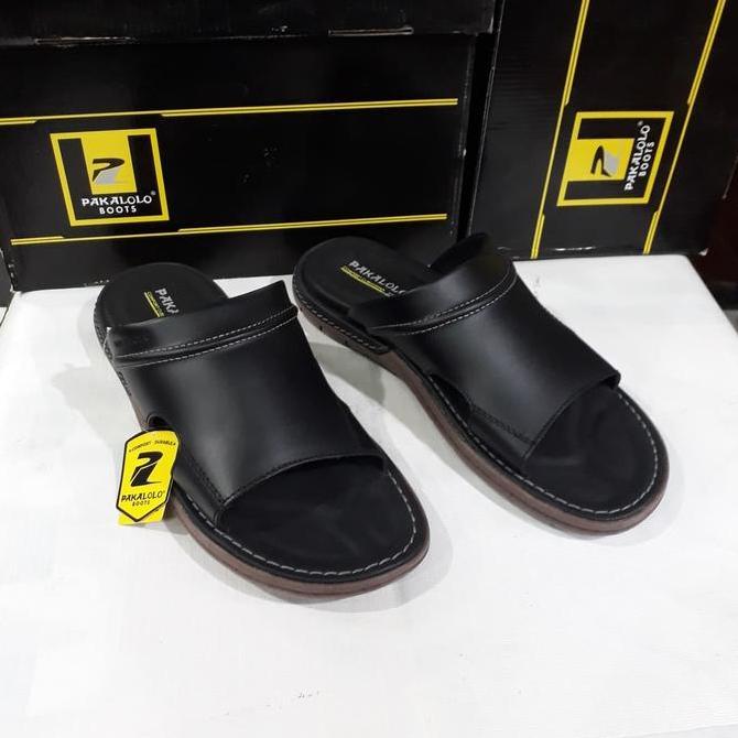 New  sandal casual pria kulit asli Pakalolo original n0945 hitam