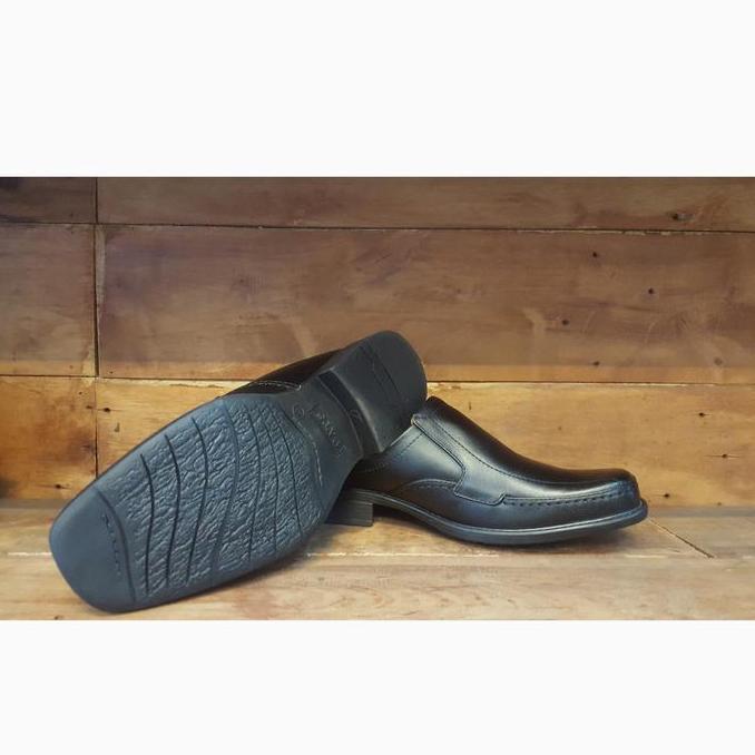 New  Sandal Slop Bustong Kulit Pria Gats DN 1566 Hitam