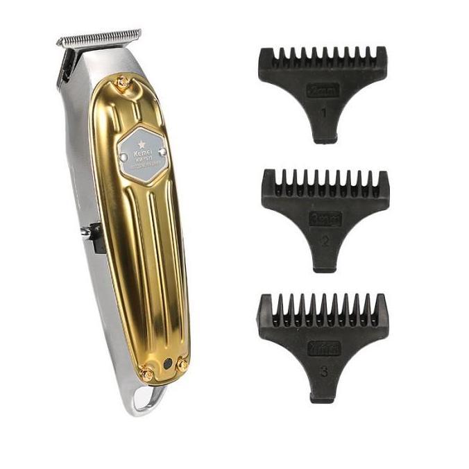 Alat Cukur Rambut Kemei KM-1973 GOLD Mesin Potong Rambut cas clipper