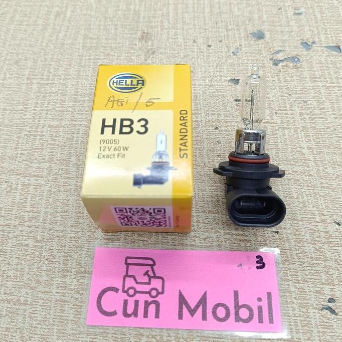 HISOKA Bohlam Halogen HB3 HB 3 12V 60W merk Hella Germany
