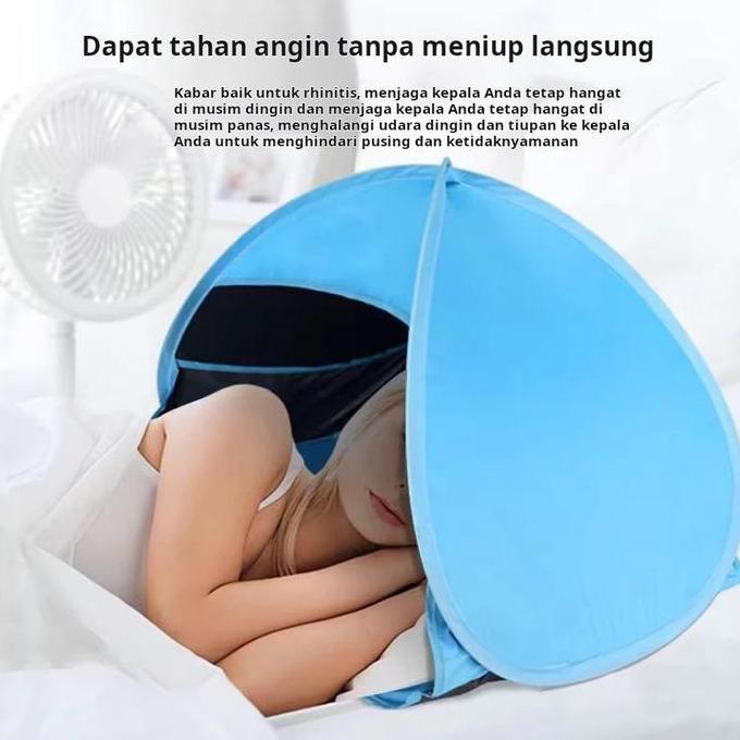 WESLEY Tenda tidur tenda pelindung angin tenda kecil dewasa anak-anak berkemah di luar ruangan tenda