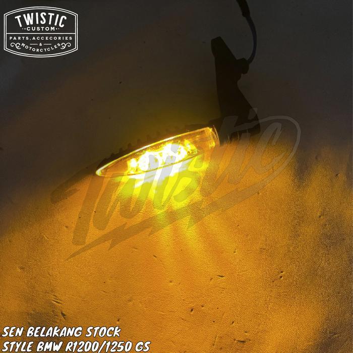 (Terbaru) Lampu Sen Sein Belakang Led Oem Stock Style Set Bracket Motor Bmw R1200Gs R1200 K50 K51 R 