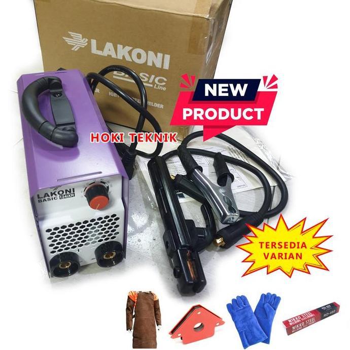 Promo Mesin Las Lakoni Basic 124 Ixr 450 Watt Las Listrik Mini Cod