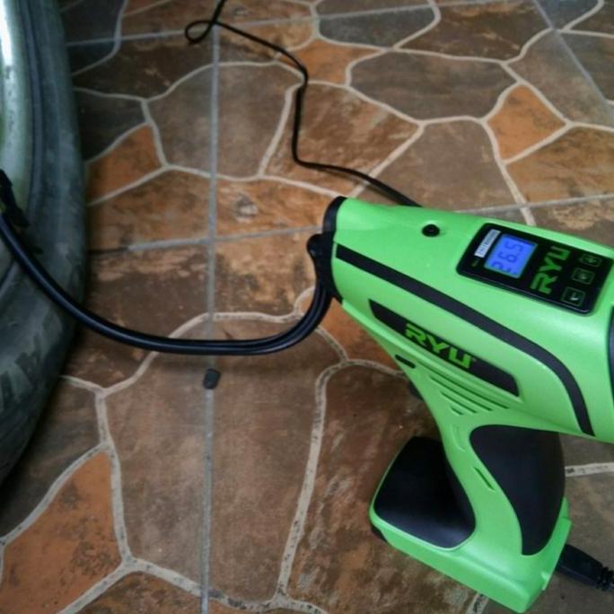 Promo Mesin Pompa Angin Ban Mini Digital Rcc 12 Air Compressor Ryu Rcc12 Cod