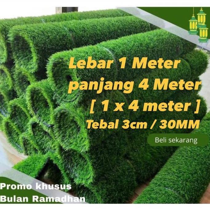 Rumput sintetis swiss premium 3cm 1 x 4 meter /rumput sintetis swiss /rumput sintetis murah /rumput 